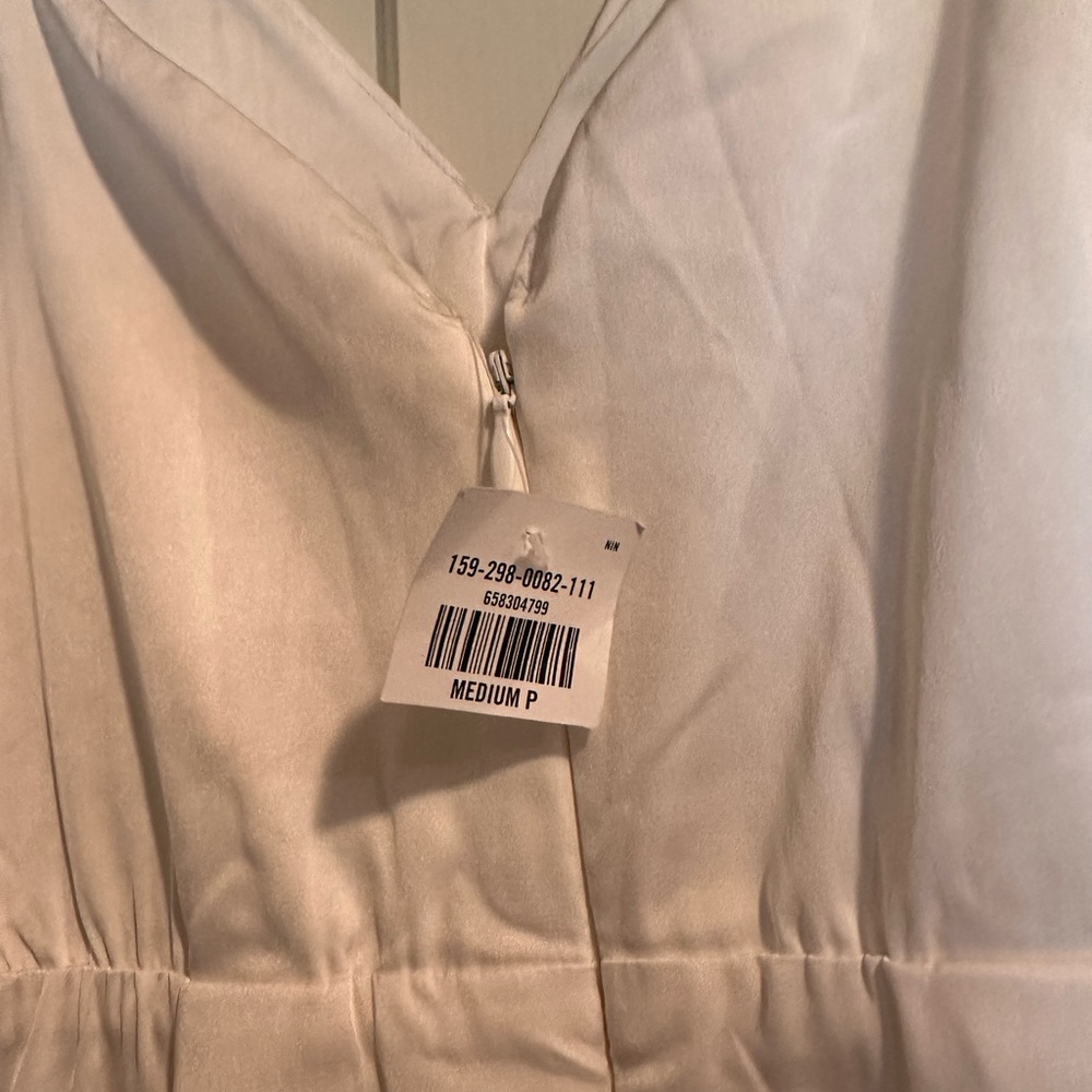 Abercrombie & Fitch Ivory Twist-Front Draped Dress - Picture 5 of 7